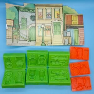 Play-Doh - Sesame Street Activity Set Parts From 1980