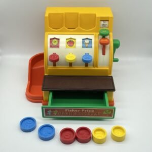 Fisher Price - Vintage Cash Register Complete with coins