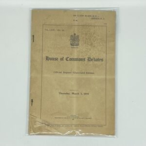 House of Commons Debates - Official Report