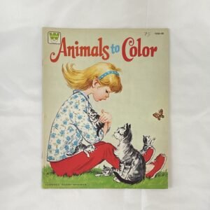 Animals to Color - Whitman 1968 colouring book