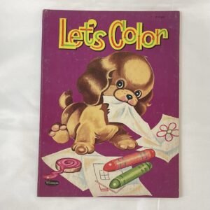 Let’s Color - Whitman 1962 colouring book