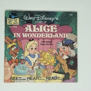 Alice in Wonderland read-along book with record