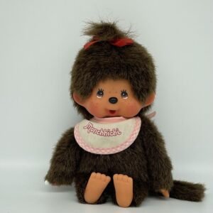 Monchhichi vintage doll with bib