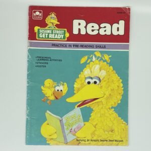 Sesame Street Get Ready - 1986 “Read” activity book