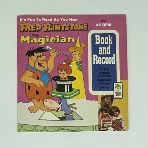 Fred Flintstone the Magician 1974 book and record