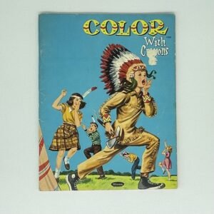 Color with Crayons 1963 colouring book