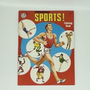 Sports! Colouring book by Lowe early 1970s