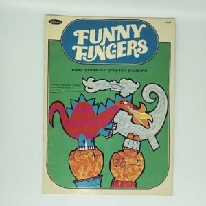 Funny Fingers - 1968 Finger puppet activity book by Whitman