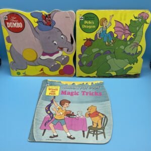 Walt Disney Golden Shape Book Lot 1970s