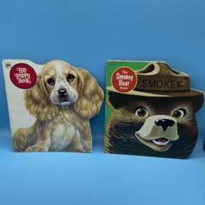 Golden Shape Book Lot 1970s - Puppy and Smokey Bear