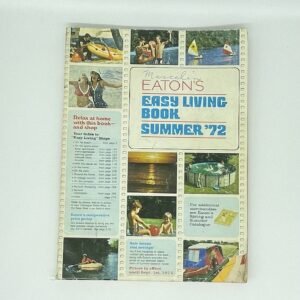 Eaton's 1972 Catalogue - Summer Easy Living Book
