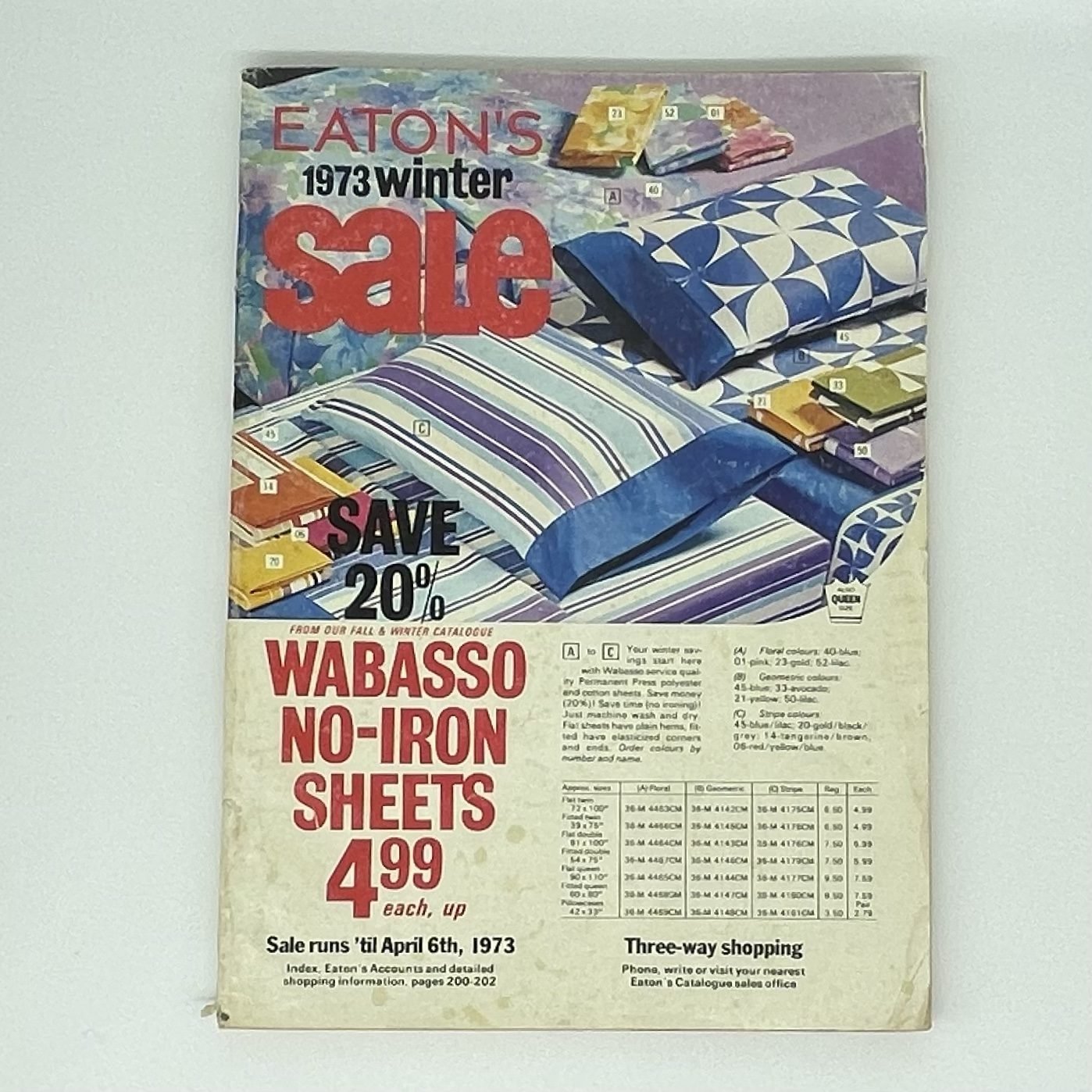 Eaton's 1973 Catalogue - Winter Sale
