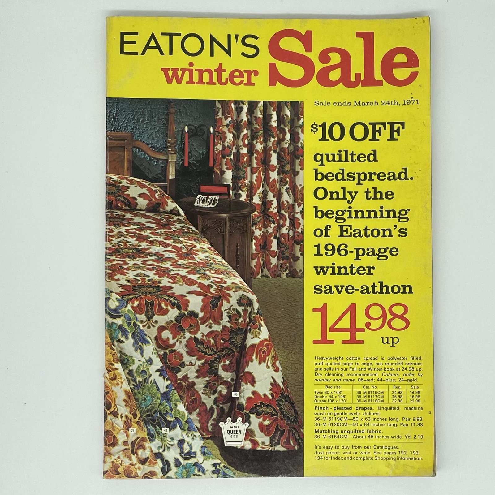 Eaton's 1971 Catalogue - Winter Sale