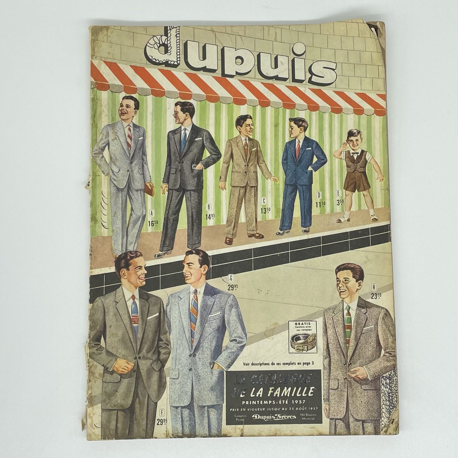 Dupuis Catalogue - De La Famille - Printemps-Ete 1957