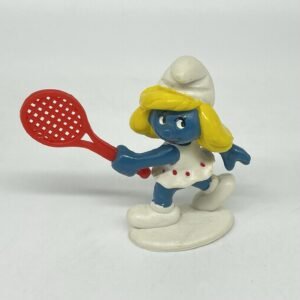 Smurfs - Vintage Tennis Smurfette Figurine #20135 (red dots)