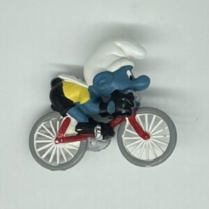 Smurfs - Vintage Cyclist Smurf Figurine #40501 without stand