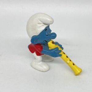 Smurfs - Vintage Flautist Smurf Figurine #20048