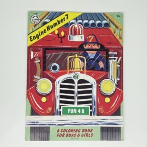 Engine Number 7 - 1960s Coloring Book by Lowe