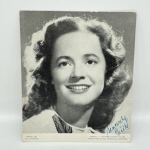 Gisele Mackenzie autographed headshot
