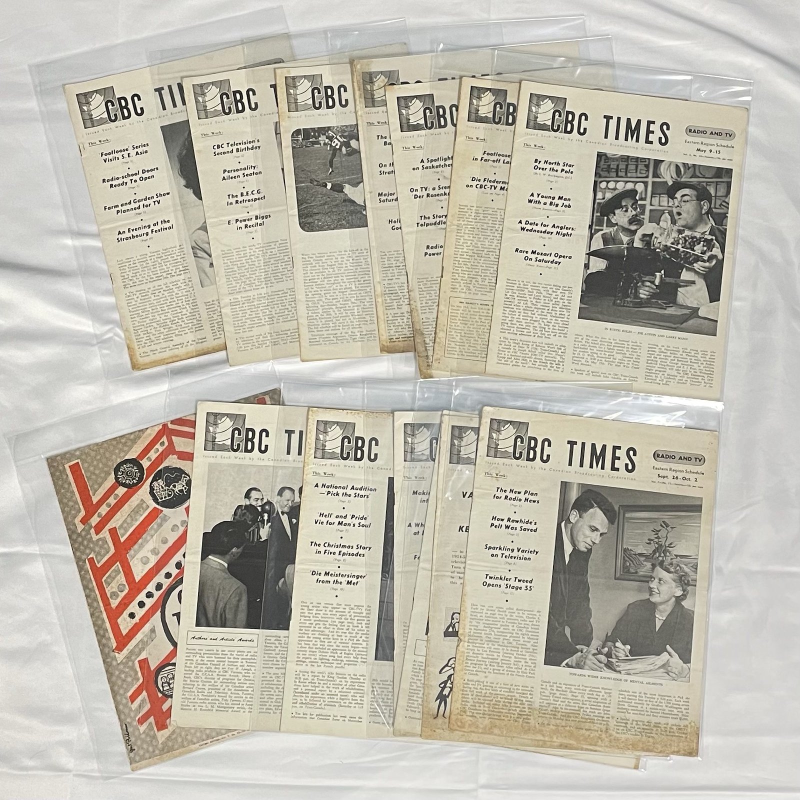 CBC Times - 14 Eastern Edition issues from 1954
