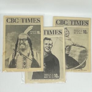 CBC Times - 3 Prairie Edition issues from 1958-1959