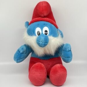 Smurfs - Papa Smurf 1996 plush with theme music