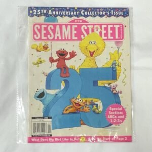 Sesame Street Magazine Feb 1996 - 25th anniversary