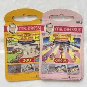Mr. Dressup Magic Storyboard Colorforms Lot from 1991