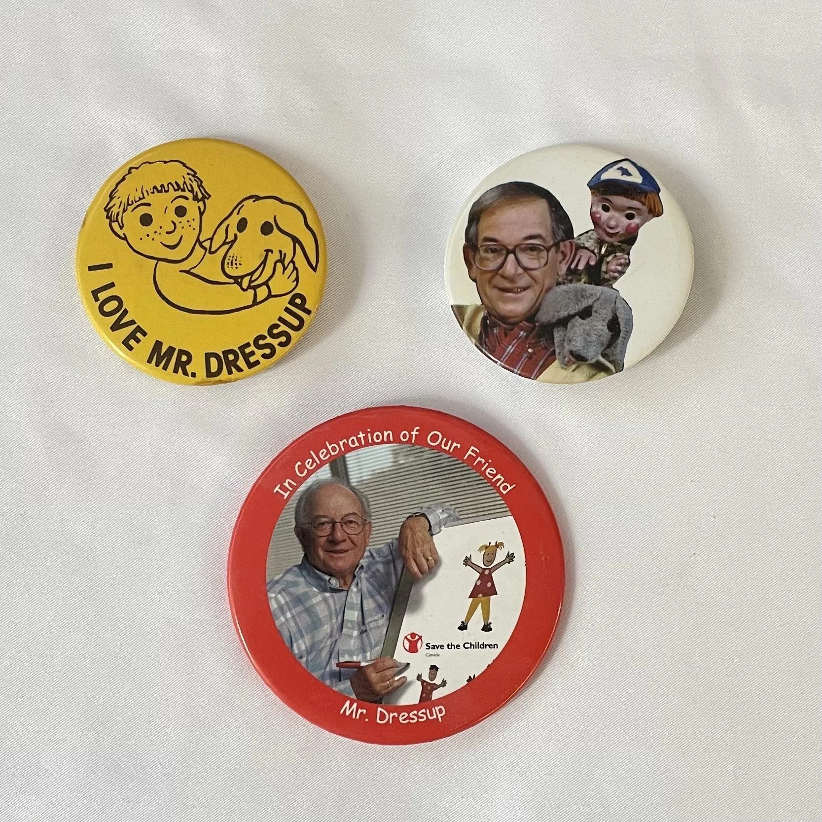 Mr. Dressup button lot