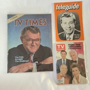 Front Page Challenge - Lot 2 - 3 TV Magazines from 1974-1985