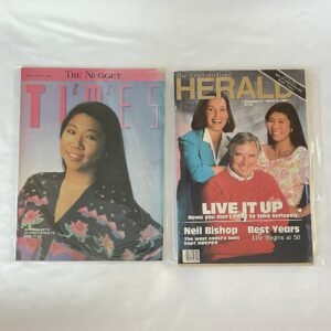 Live it Up - Lot of 2 TV Magazines from 1989-1990