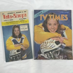 Hockey Night - Lot of 2 TV Magazines from 1984