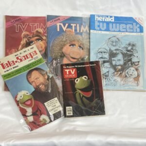 Muppets - TV Magazine Lot of 5 issues from 1977-1986