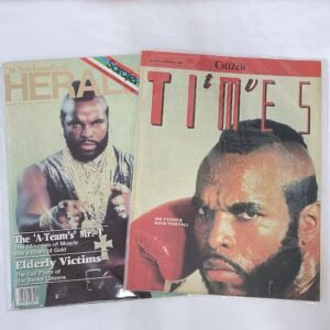 Mr. T - TV Magazine Lot of 2 issues from 1984-1988