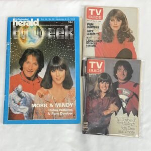 Mork & Mindy - TV Magazine Lot 2 - 3 issues from 1978-1981
