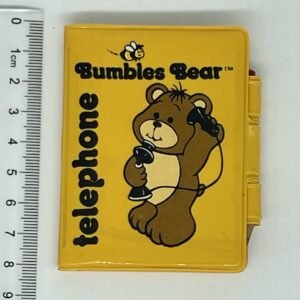 Bumbles Bear Mini Address Book 1980