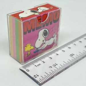 Peanuts - Vintage Snoopy Mini Notepad in Plastic Case