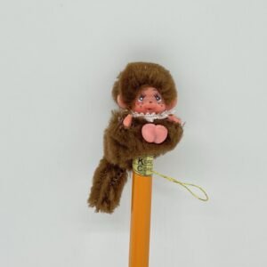Monchhichi Pencil With Topper (brown)