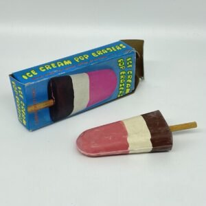 Vintage Ice Cream Pop Novelty Eraser with box