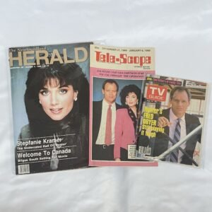 Hunter - TV Magazine Lot of 3 issues from 1986-1989