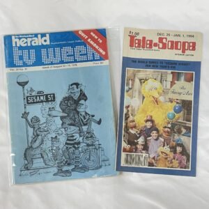 Sesame Street - TV Magazine Lot of 2 issues from 1978-1994