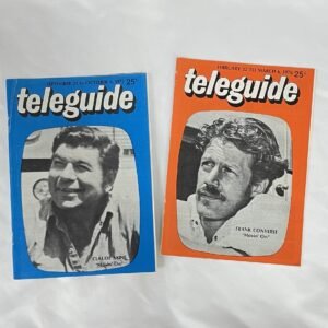 Movin’ On - TV Magazine Lot of 2 issues from 1975-1976
