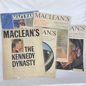 Maclean's Magazine - 1960s Lot of 5 issues from 1963-1968