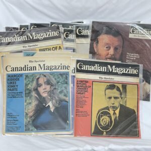 Canadian Magazine (Newspaper Insert) - 1970s Lot of 17 issues from 1973-1975