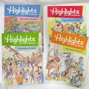 Highlights Magazine - 1986 lot of 4 issues