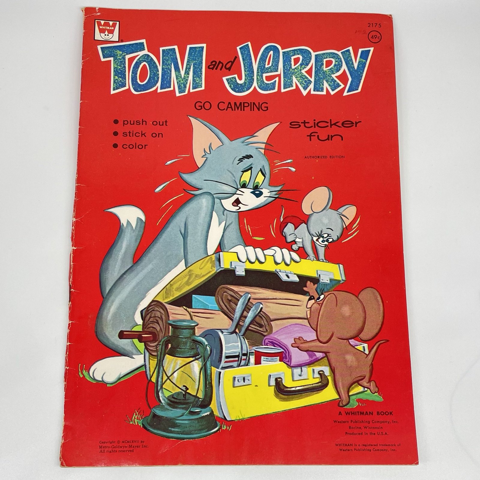 Tom and Jerry Sticker Fun Book 1967