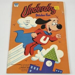 Underdog Sticker Fun Book 1973
