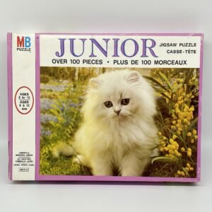 Junior Jigsaw Puzzle - White Kitten - Factory Sealed 1968