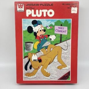 Pluto Wet Cement Jigsaw Puzzle 1970s