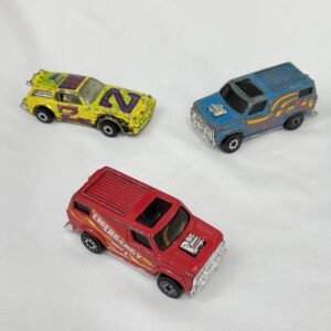 Kenner lot of three 1:64 die-cast vehicles from 1980